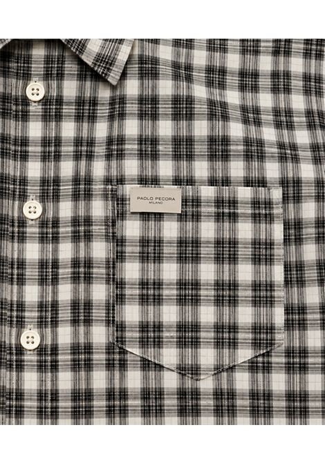 Camicia a quadretti PAOLO PECORA KIDS | PP4456GRIGIO